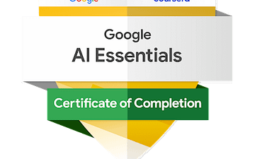 Google AI essentialsのバッジ